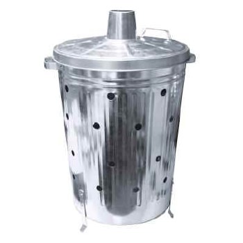 GALVANISED INCINERATOR BIN