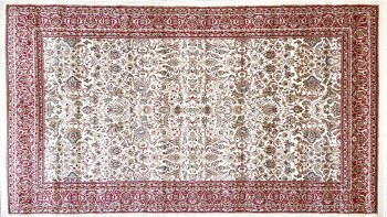 KINSALE RUG 120X180CM -  IVORY/BONE/RED