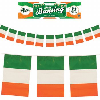 IRELAND FLAG PVC BUNTING - 4 METRES