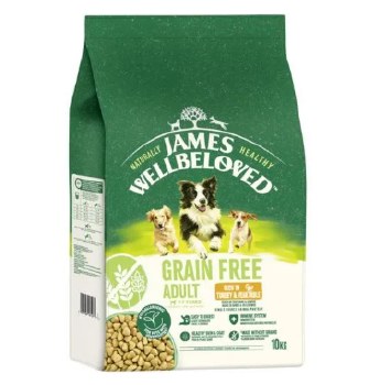 JAMES WELLBELOVED TURKEY ADULT GRAIN FREE 10KG