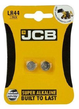 JCB BATTERY SUPER ALKALINE LR44 1.5V 2PACK