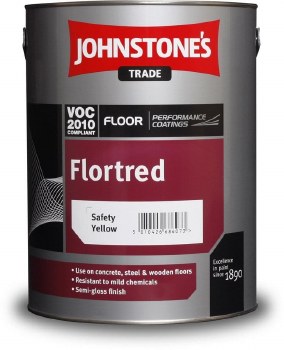 JOHNSTONES TRADE FLORTED 5L - SAFETY YELLOW