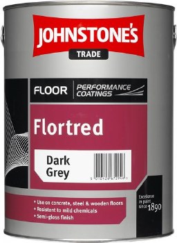 JOHNSTONES FLORTRED DARK GREY - 5L