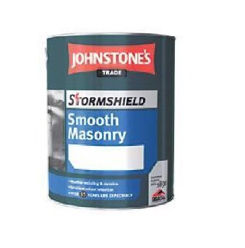 JOHNSTONES STORMSHIELD SMOOTH BRIL WHITE 2.5LTR