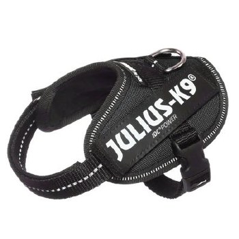 JULIUS K9 HARNESS BLACK LARGE 66-85CM