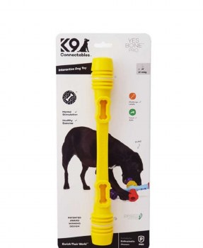 K9 YES BONE LARGE YELLOW