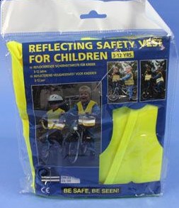 KIDS REFLECTIVE SAFETY VEST - SIZE 3-12 YEARS