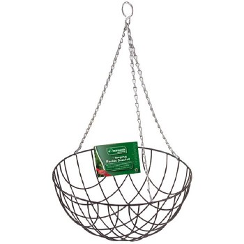 KINGFISHER 14" GREEN HANGING BASKET