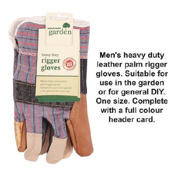 GGHDDRL KINGFISHER HD LEATHER RIGGER GLOVE