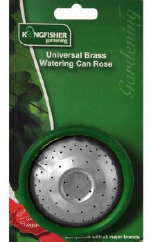 KINGFISHER UNIVERSAL BRASS WATERING CAN ROSE