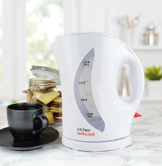 KITCHEN PERFECTED 1.7L CORDLESS KETTLE 2.2W - WHITE