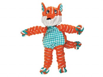 KONG FLOPPY KNOTS FOX DOG TOY SML/MED