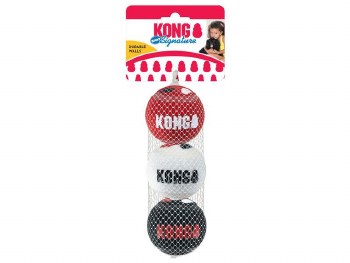 KONG SIGNATURE SPORTS BALL 3 PACK MEDIUM