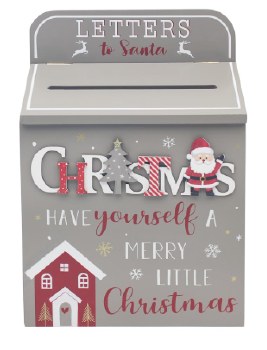 LETTER TO SANTA LETTERBOX –  30CMX20CMX10CM
