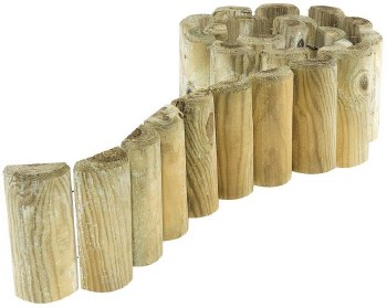 TIMBER LOG ROLL NATURAL 6"X1.8M