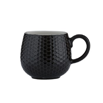 PRICE & KENSINGTON HONEYCOMB BLACK MUG