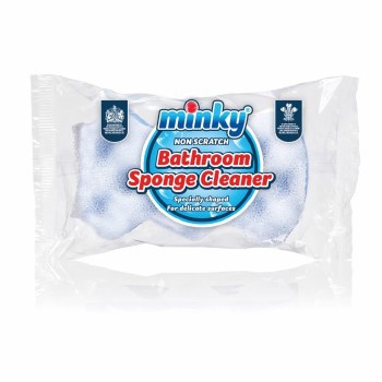 MINKY NON SCRATCH BATHROOM SPONGE CLEANER