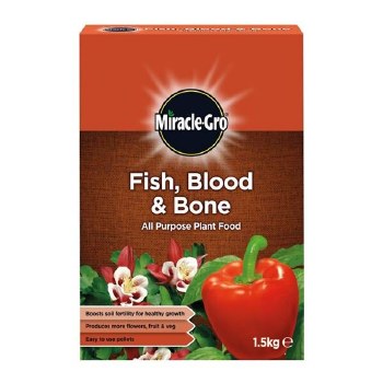 MIRACLE-GRO FISH, BLOOD AND BONE NATURAL PLANT FOOD 1.5 KG