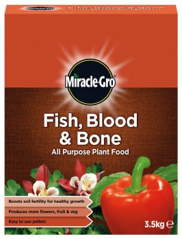 MIRACLE-GRO FISH, BLOOD AND BONE NATURAL PLANT FOOD 3.5 KG