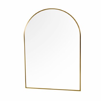 MODENA ARCH WALL MIRROR GOLD 66CM X 96CM