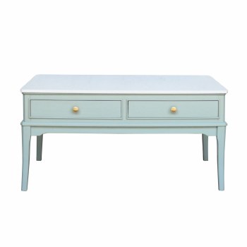 MONROE COFFEE TABLE WITH MARBLE TOP - SAGE