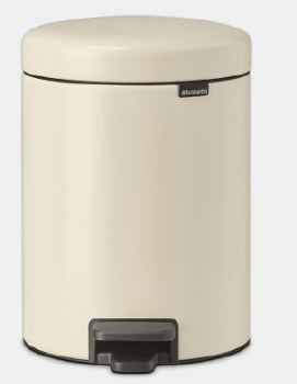 PEDAL BIN SOFT BEIGE 5L