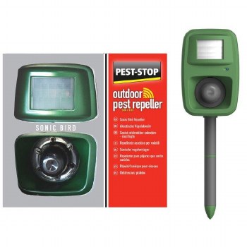 PEST STOP OUTDOOR SONIC BIRD PEST REPELLER