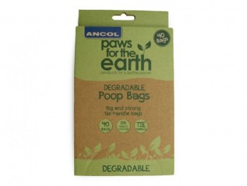 PAWS FOR EARTH POOP WASTE 40 BAGS