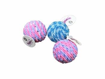 PAWISE GLITTER ROPE BALL