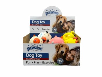 PAWISE LATEX ANIMAL DOG TOY - ASSORTED