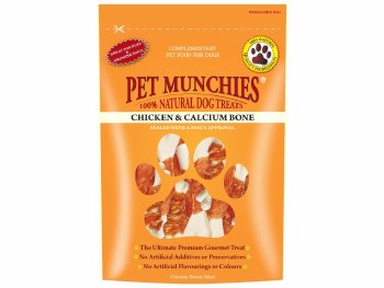 PET MUNCHIES CHICKEN & CALCIUM BONE 100G