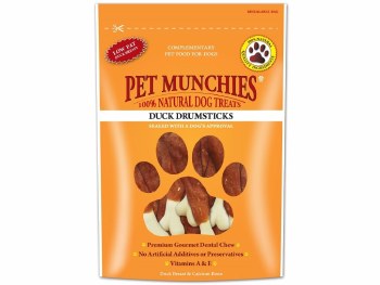 PET MUNCHIES DUCK DRUMSTICKS 100G