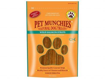 PET MUNCHIES WILD SALMON STRIPS 80G