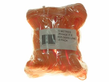 POLY BUILDERS LINE ORANGE 15MTR 50FT