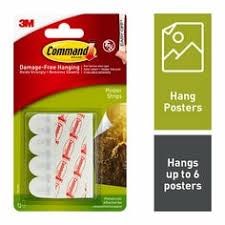 3M COMMAND POSTER STRIPS