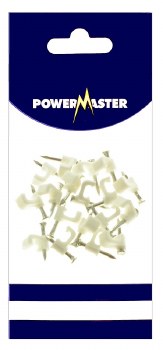 POWERMASTER 20 PCE BELL WIRE CABLE CLIPS