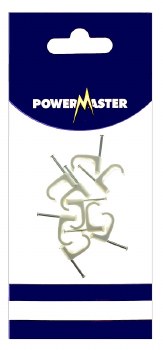 POWERMASTER 10 PCE 10 SQ. T&E CABLE CLIPS - WHITE