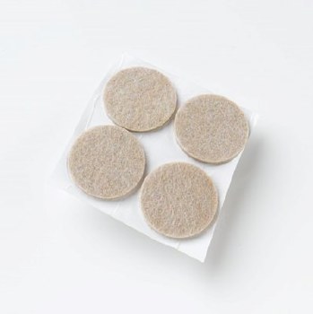 PREMIER 12 PCE 25 MM (1") ADHESIVE FELT PADS