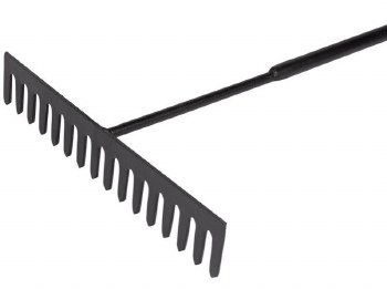 PREMIER ASPHALT / TARMAC RAKE WITH STEEL HANDLE