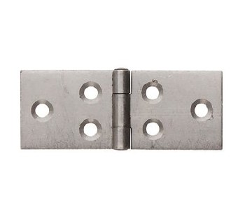 PREMIER 2 PCE 1 1/4" BACK FLAP HINGE SELF COLOUR