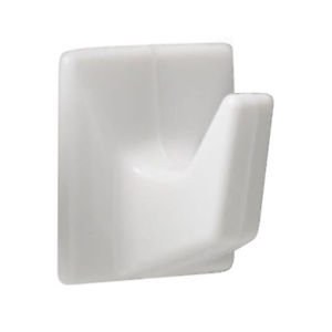 PREMIER LARGE WHITE SELF ADHESIVE HOOK - 2 PACK