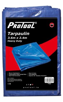 PROTOOL TARPAULIN 3.6M X 2.4M HEAVY DUTY