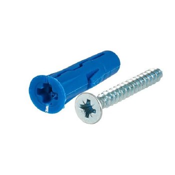 UNO UNIVERSAL PLUG BLUE (8MM) 4.5 X 40MM SCREWS BAG OF 20