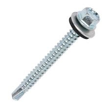 RAWLPLUG SELF-DRILL SCREW 5.5 X 60MM WITH WASHER BOX OF 100