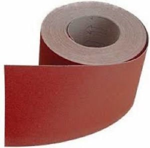 SANDPAPER P80/P100 115MM X 50M - SOLD BY THE METRE