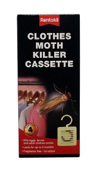 RENTOKIL CLOTHES MOTH KILLER CASSETTE - 4 PACK