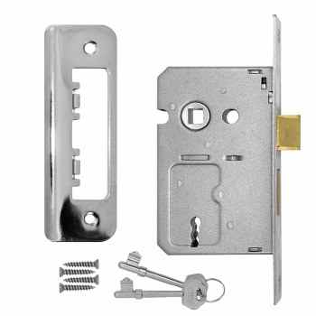 RADIUS 2.5 CHROME INTERNAL DOOR LOCK