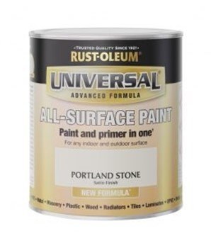 RUST-OLEUM UNIVERSAL ALL SURFACE PAINT - PORTLAND STONE 750ML