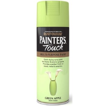 RUST-OLEUM PAINTERS TOUCH GREEN APPLE SATIN 400ML SPRAY PAINT