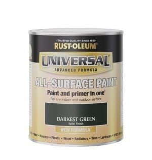 RUSTOLEUM UNIVERSAL ALL SURFACE PAINT - DARKEST GREEN 250ML